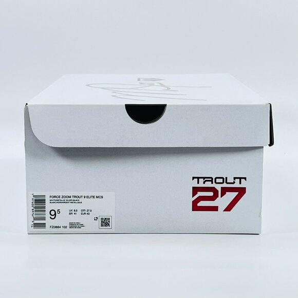 Nike Force Zoom Trout 9 Elite MCS \'Metallic Silver\' FZ0884-102 Cleat Multi Size main image 11
